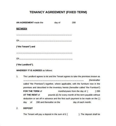 An agreement made the day and year described in section 1 of the first schedule annexed hereto (hereinafter referred to as the first schedule) between the party described. Lease Agreement Template Uk I Will Tell You The Truth ...