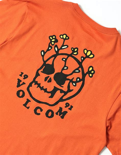Volcom Bloom Of Doom T Shirt Burnt Orange