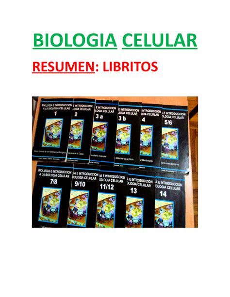 Libro Introduccion A La Biologia Celular Alberts Descargar Compartir