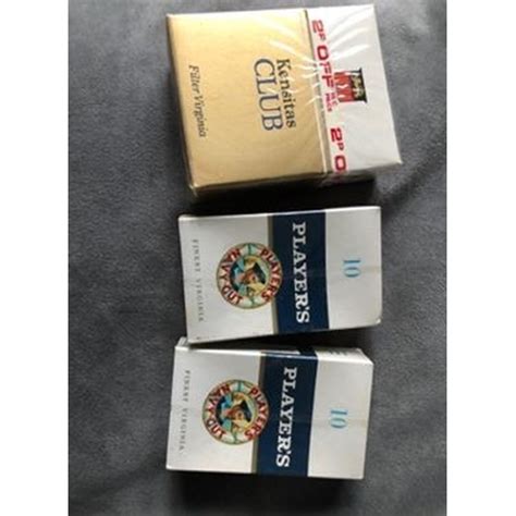 3 Sealed Collectors Packets Of Vintage Cigarettes Including Two John