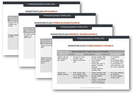 Gym Business Plan Essentials Fitness Center Template And Sample Pdf