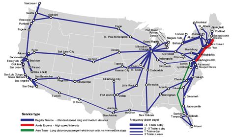 Amtrak Route Map Mapsof Net Route Map Amtrak Travel A