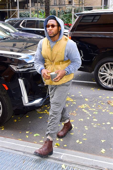Why Is Jonathan Majors Always Carrying Around A Little Cup Gq