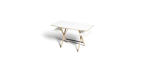 Modern Home Office Desk With Shelves Scrittarello De Padova