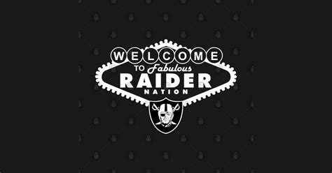 Welcome Raiders Nation Las Vegas Raiders Sin City T Shirt Teepublic