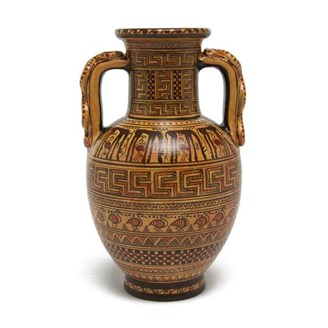 Greek Amphora Vase Geometric Pattern The Getty Store