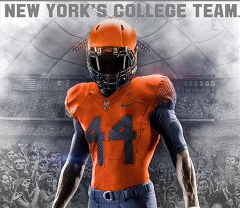 Syracuse Football Uses Orange 44 Jersey As Main Art On 2015 Season