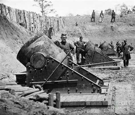 Civil War Union Mortars Photograph By Granger