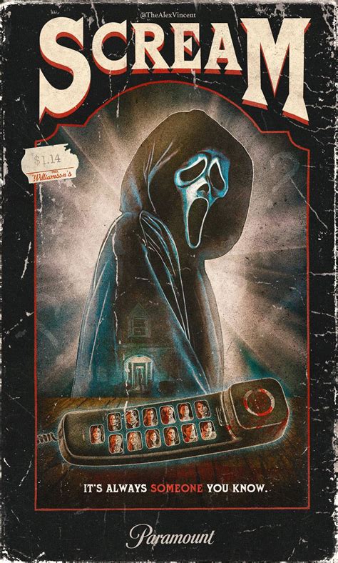 Alex Vincent Designed Two Scream Posters For Broke Horror Fan In