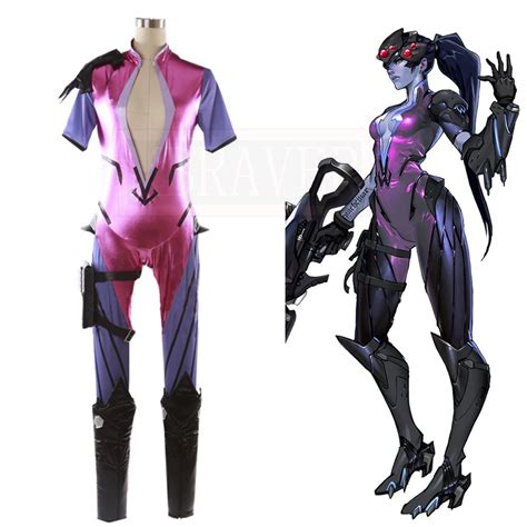 Ow Cosplay Amelie Lacroix Widowmaker Cosplay Costume Halloween Costumes Customized Free Shipping