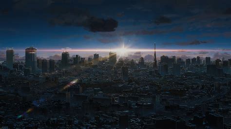 Anime Skyline Wallpapers Top Free Anime Skyline Backgrounds