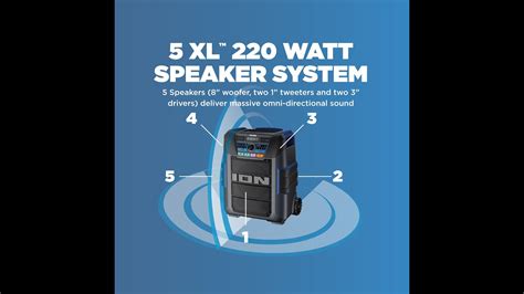 Ion Audio Explorer Xl High Power All Weather Bluetooth Enabled Speaker