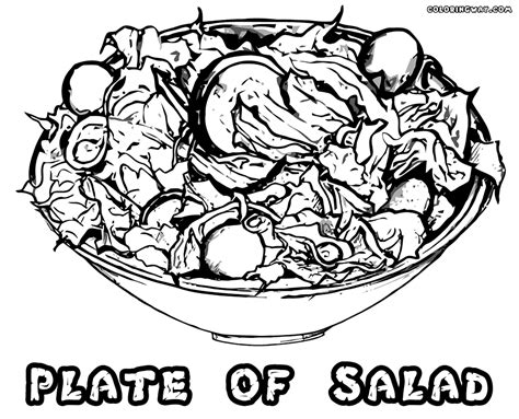 Salad Coloring Pages Coloring Pages To Download And Print