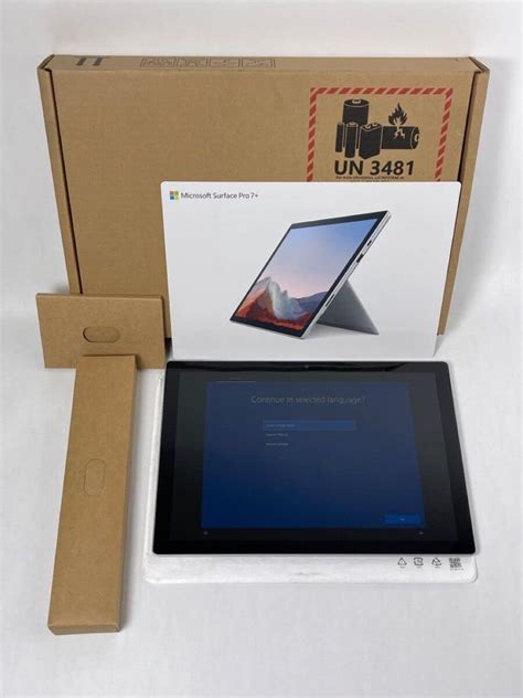 Microsoft Tablet Surface Pro 7 De 123 Polegadas 1na 00001 Platinum