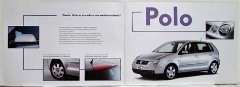 2003 Volkswagen Vw Polo Sales Brochure W Equipmentspecs Folder