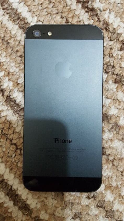 Apple Iphone 5 16gb Black And Slate Unlocked Perfect Working