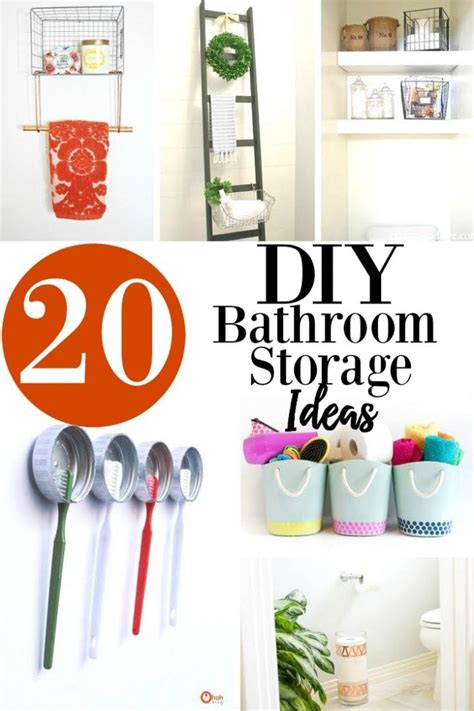 20 Diy Bathroom Storage Ideas Design Decor Divine Lifestyle