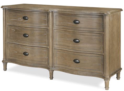 Universal Curated 326040 6 Drawer Dresser With Shaped Front Baers