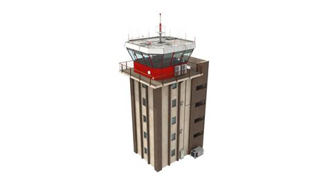 Air Traffic Control Tower 3d Model Turbosquid 2112481