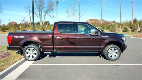 2019 F150 Magma Red Lifted