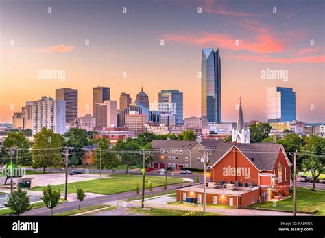 Downtown Oklahoma City Night Hi Res Stock Photography And Images Alamy