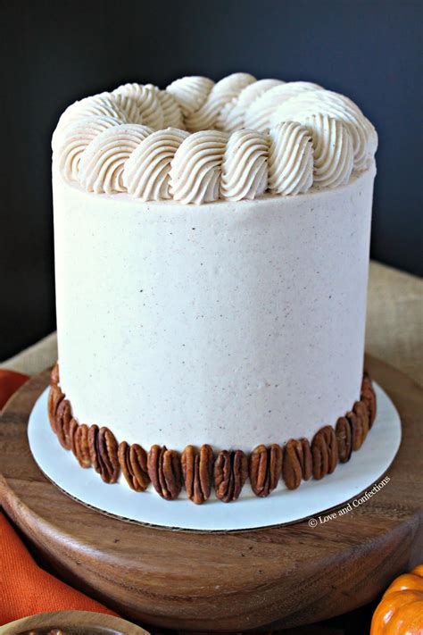 Working for all cakes, this useful guide will i keep being asked how to adapt or scale a cake recipe quantities to bake a larger or smaller cake. Pumpkin Pecan Pie Layer Cake #PumpkinWeek - Love and ...