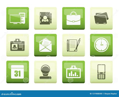 Web Applications Business And Office Icons Universal Icons Over Color