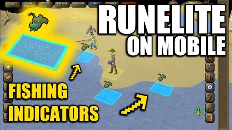 Osrs Android Beta Fishing Indicators And Tile Markers On Mobile Youtube