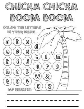 Fun chicka chicka boom boom activities for learning the letters of the alphabet inspired by the classic book! Chicka Chicka Boom Boom Literacy and Math Activity ...