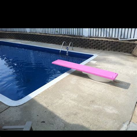 I Painted My Diving Board Pink Diving Boards Pool Diving Board