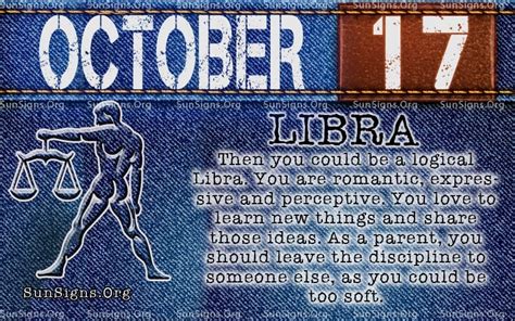 Setting standards too high, or goals that are too tough, c an be your downfall. October 17 Zodiac Horoscope Birthday Personality ...