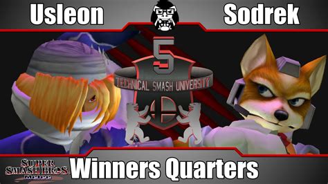 Check spelling or type a new query. TSU5 - Usleon (Sheik) Vs. Sodrek (Fox) - Winners Quarters - Super Smash Bros. Melee - YouTube