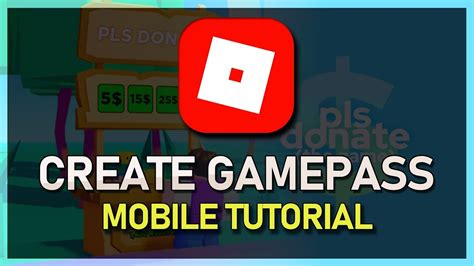How To Make A Gamepass In Roblox Pls Donate Ios And Android Youtube