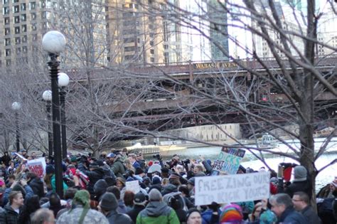 Butt Trump Protest In Chicago Popsugar News Photo 14