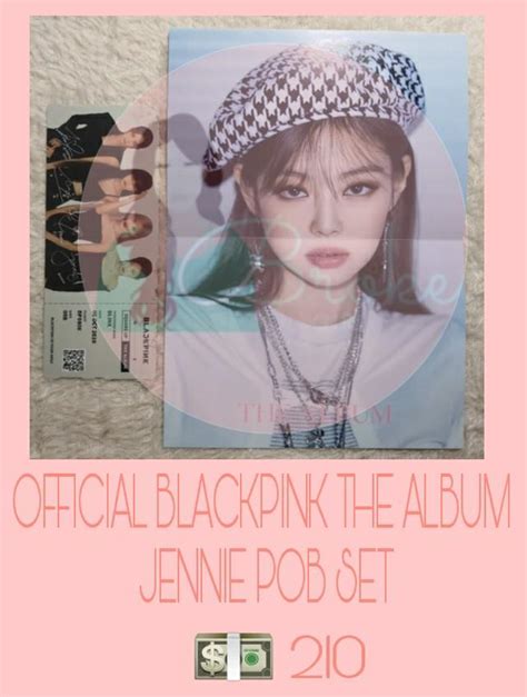 Onhand Official Blackpink The Album Jennie Pob Set Hobbies And Toys