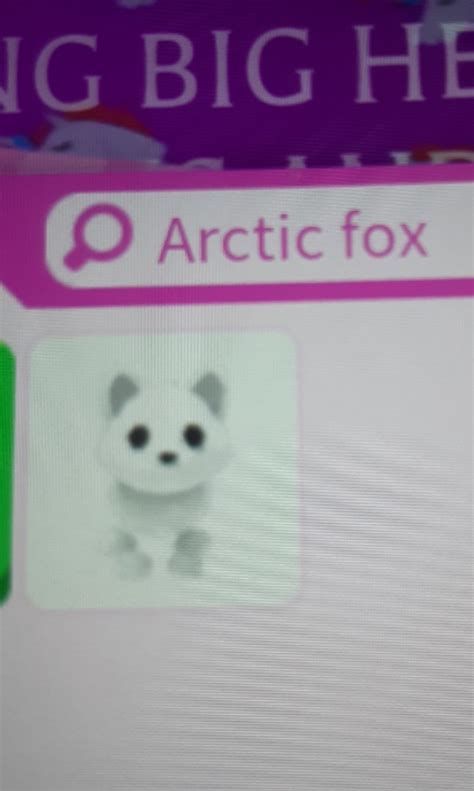 Roblox Adopt Me Neon Arctic Fox