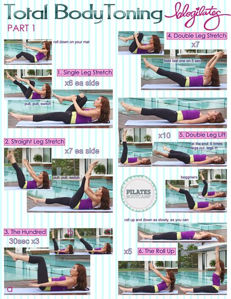 Pilates Bootcamp Total Body Toning Part Total Body Toning Workout Challenge Pilates Workout
