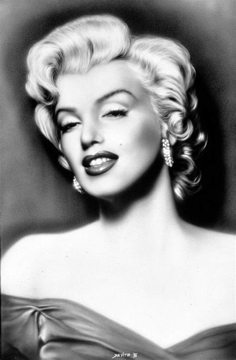 Marilyn In Black By Salvatoredevito On Deviantart