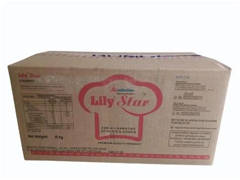 Mono Saturated White 15kg Lily Star Vanaspati Bakery Ingredient Paste