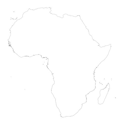 Free Printable Africa Map Maplewebandpc Blank Outline Map Of Africa