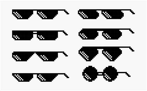 Sunglasses In Pixel Art Design 5450190 Vector Art At Vecteezy