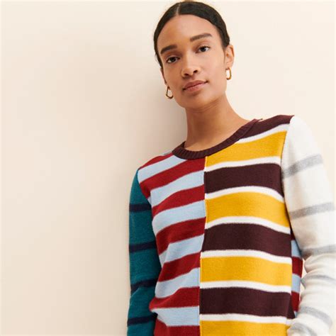 Striped Colorblock Sweater Nuuly Rent