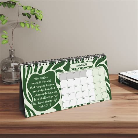 2024 Bible Verse Calendar Christian Scripture Calendar Monthly Flip