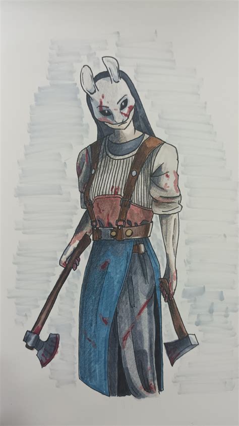 Huntress Drawing Drawn By Me Rdeadbydaylight