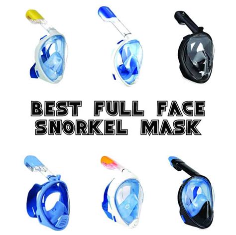 Full face snorkels masks are the new favorite toys of water lovers worldwide. Best Full Face Snorkel Mask For Easy Breathing and Clear ...