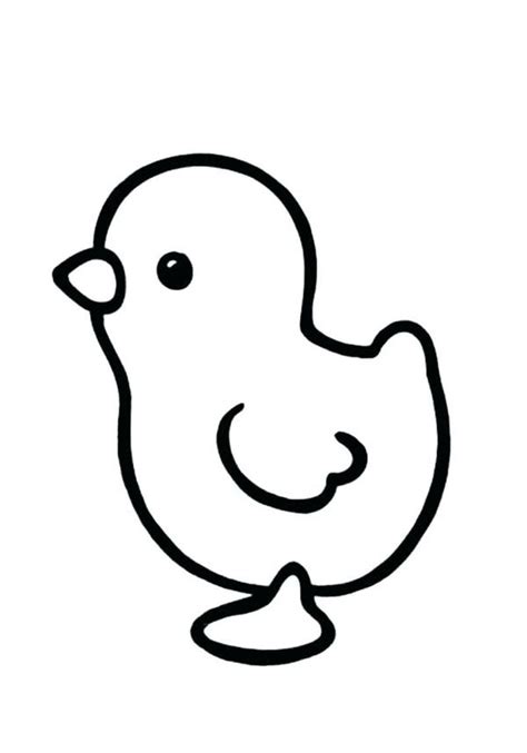 Color 15 adorable baby animals: Cute Chicken Coloring Pages For Children | Chicken ...