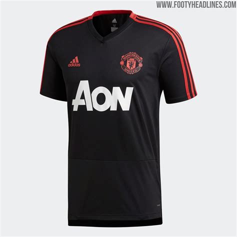 Pink Black Adidas Manchester United 18 19 Training Kits Released