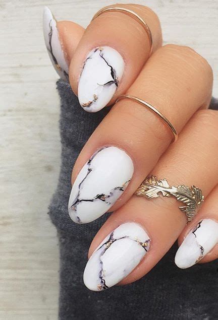 57 Marble Nail Art Design Useful For Everyone Pretty