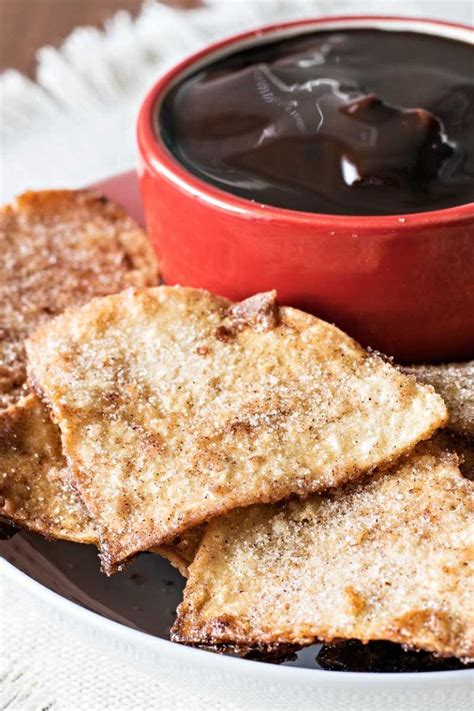 Homemade Cinnamon Tortilla Chips These Baked Cinnamon Tortilla Chips