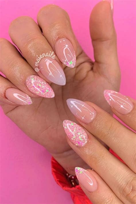 Pink Acrylic Nails 40 Summer Nail Designs To Copy In 2021